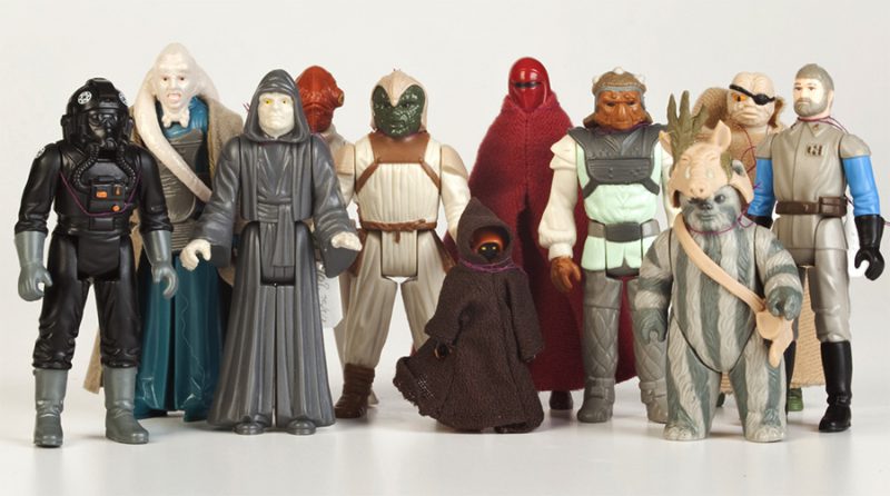 star wars action figures from the 80's